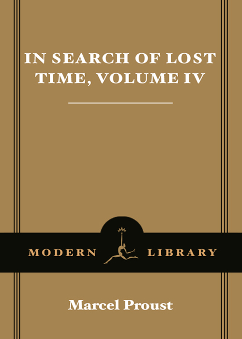 In Search of Lost Time, Volume IV of 4