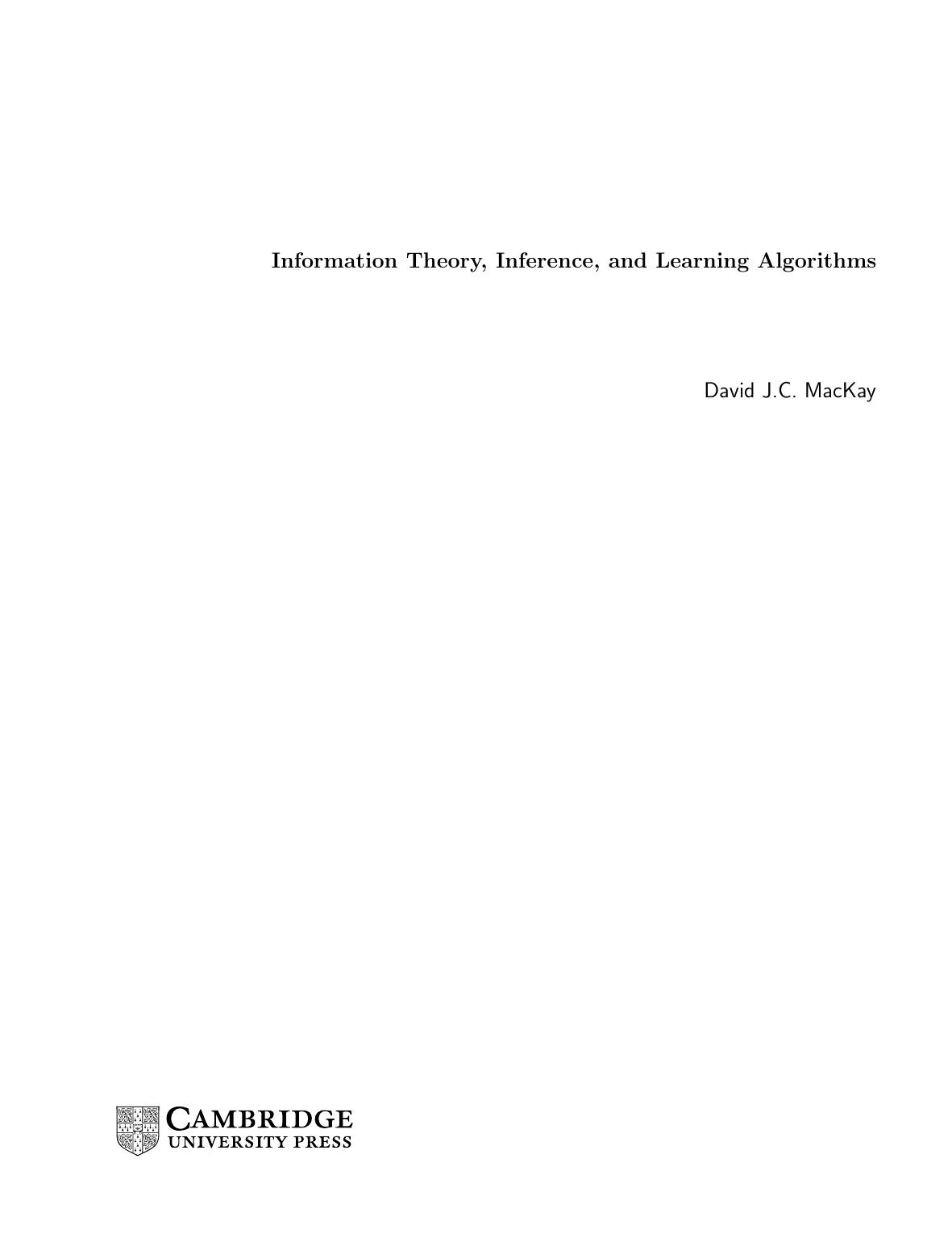 Information Theory, Inference and Learning Algorithms