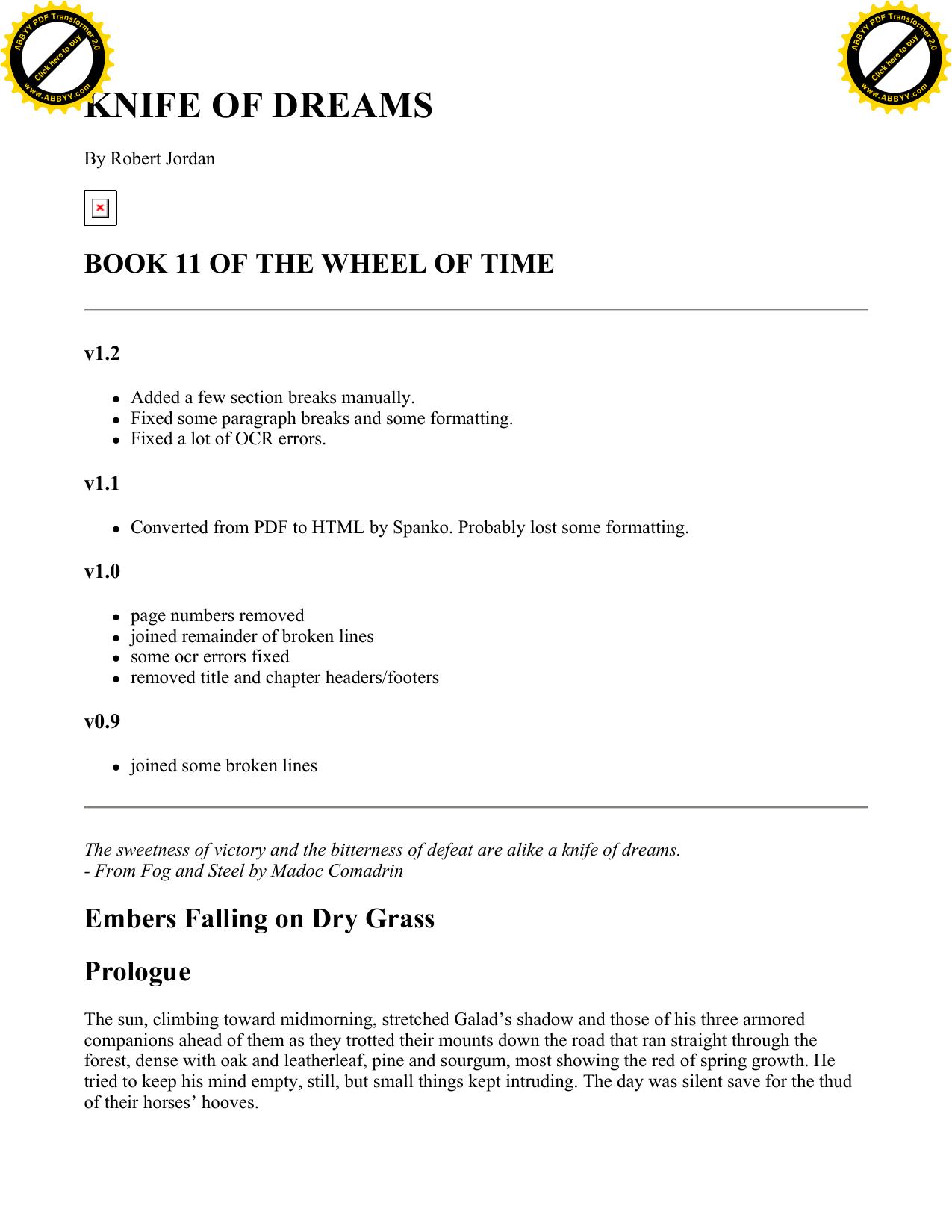 Wheel of Time, Boxed Set IV: Crossroads of Twilight, Knife of Dreams, Gathering Storm
