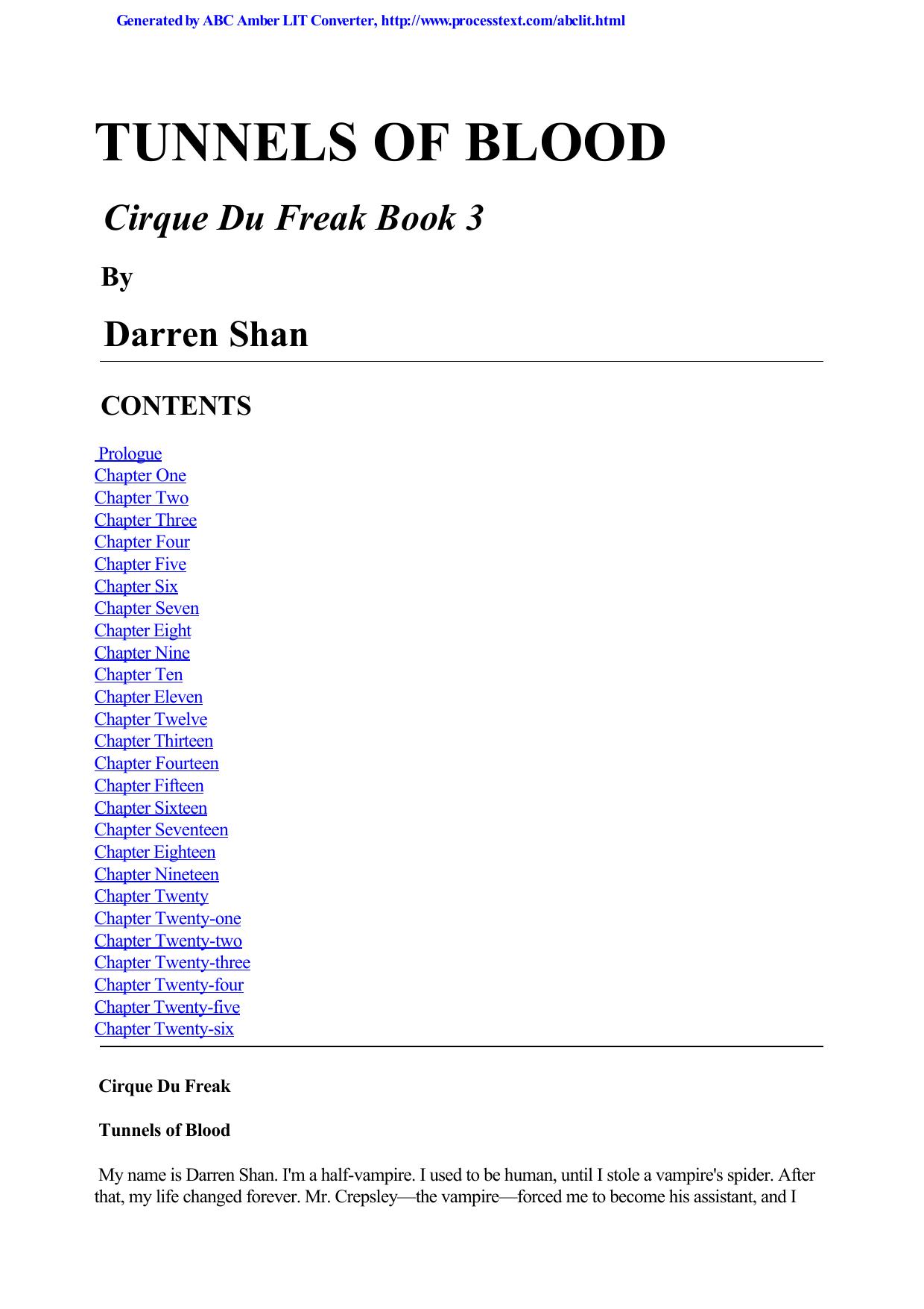 Cirque Du Freak: Sons of Destiny, Vol. 12