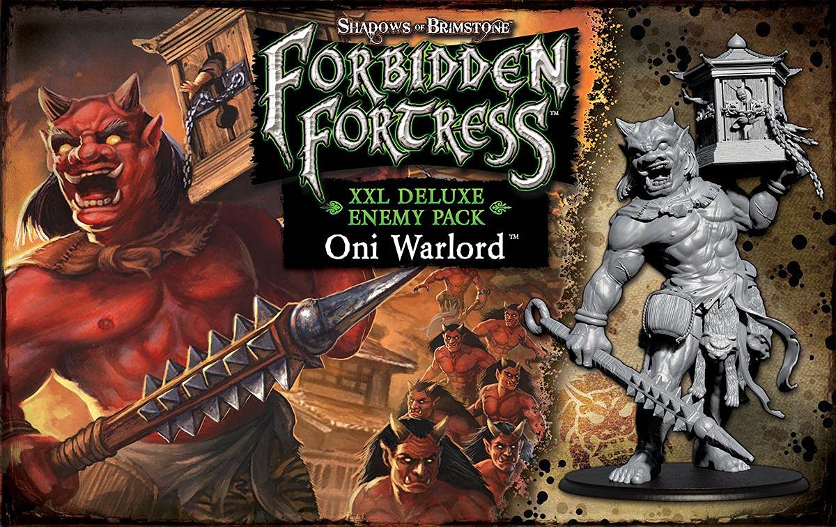 Flying Frog Productions Shadows of Brimstone: Oni Warlord XXL Enemy Pack